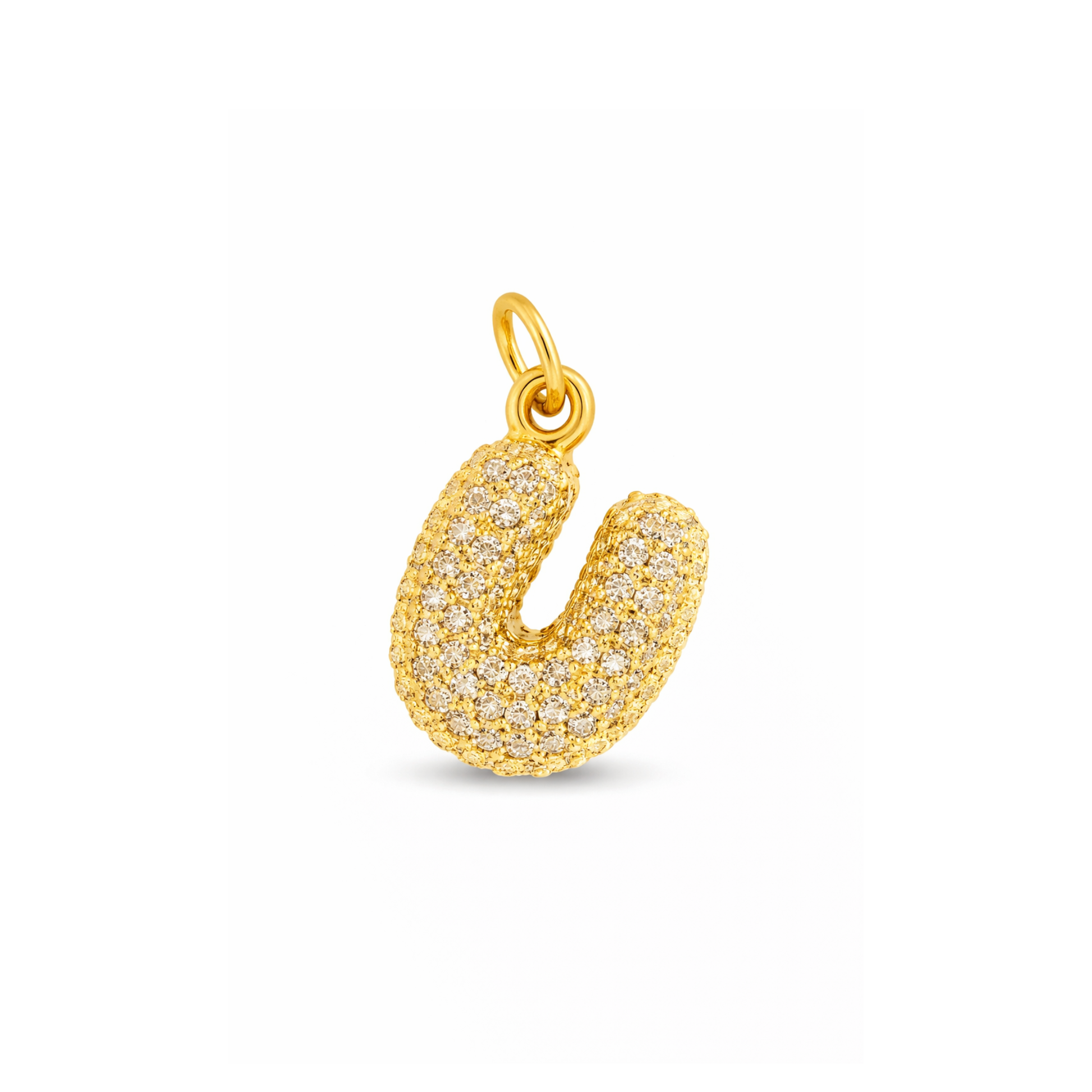 Balloon Letter Charm Glitter