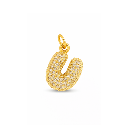 Balloon Letter Charm Glitter