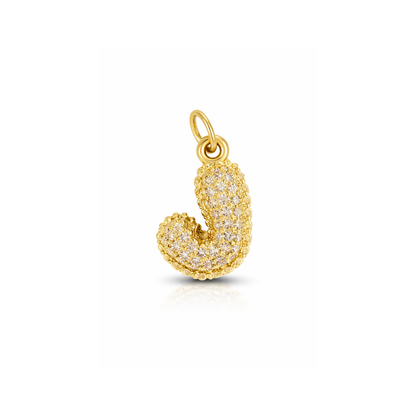 Balloon Letter Charm Glitter