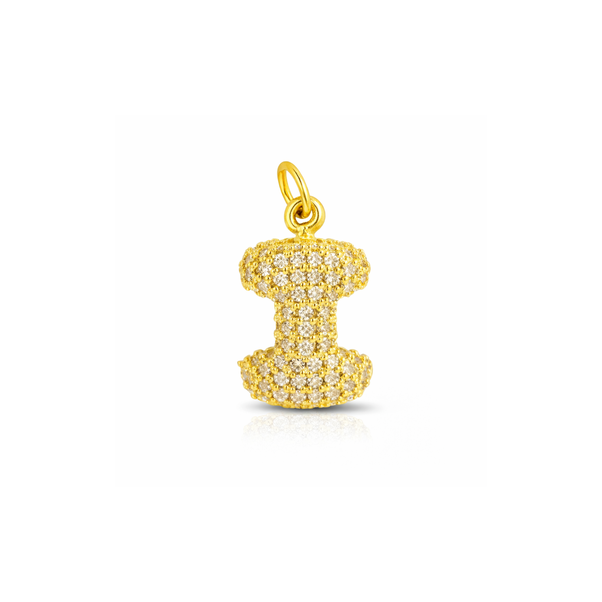 Balloon Letter Charm Glitter