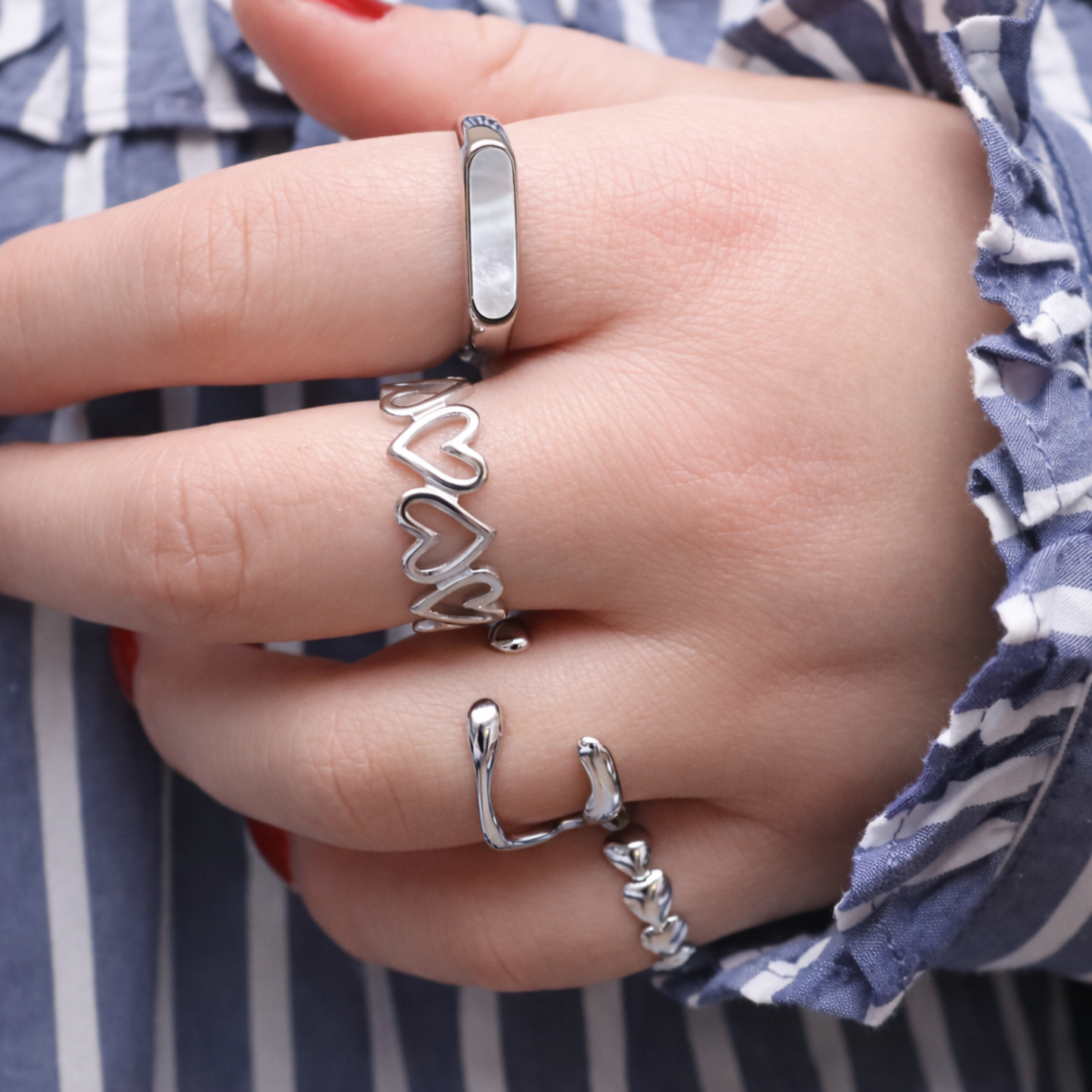Hug Ring, Größenverstellbar