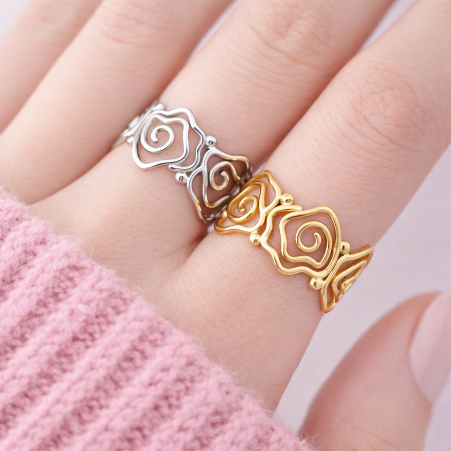 Rose Ring | Größenverstellbar