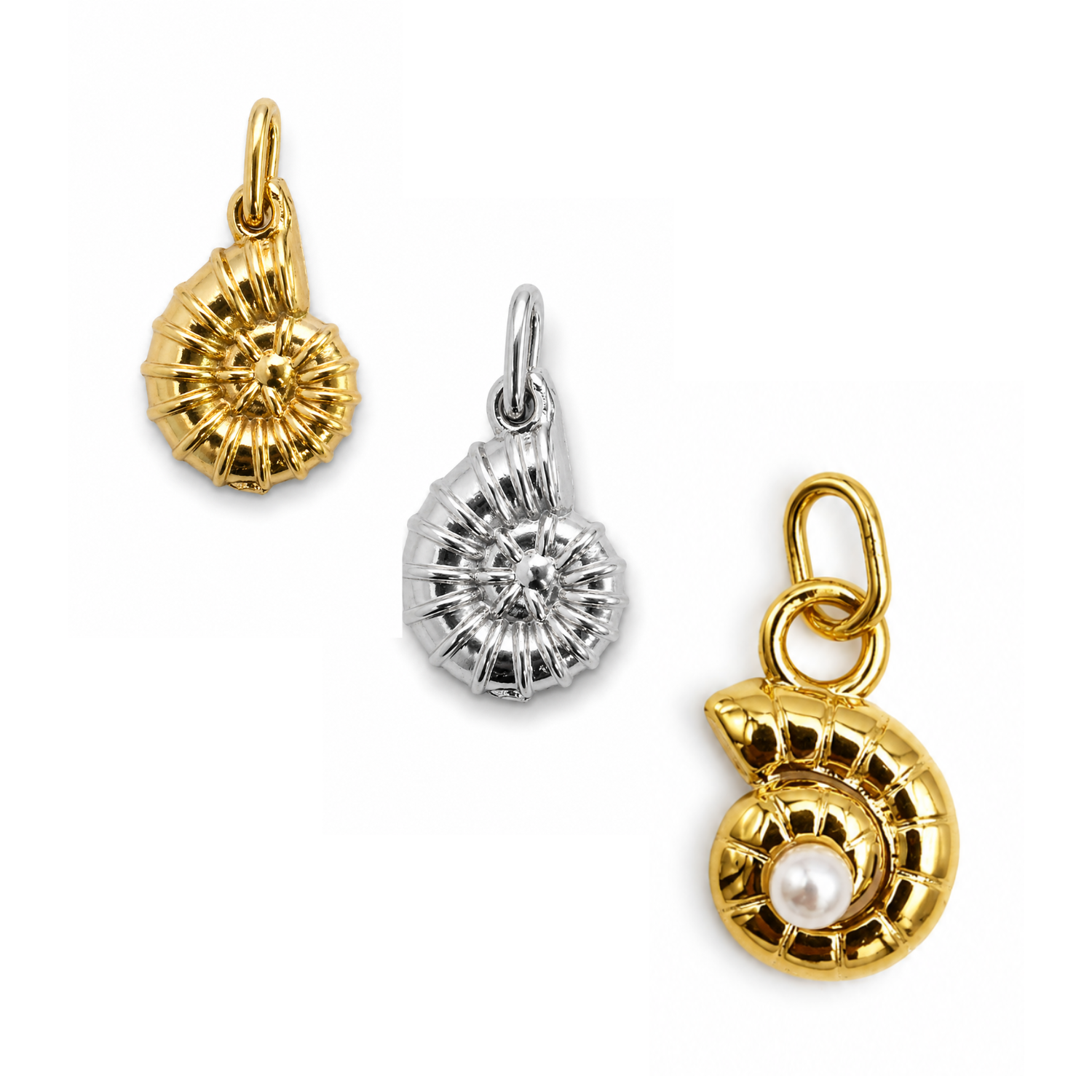 Ocean Spiral Charm