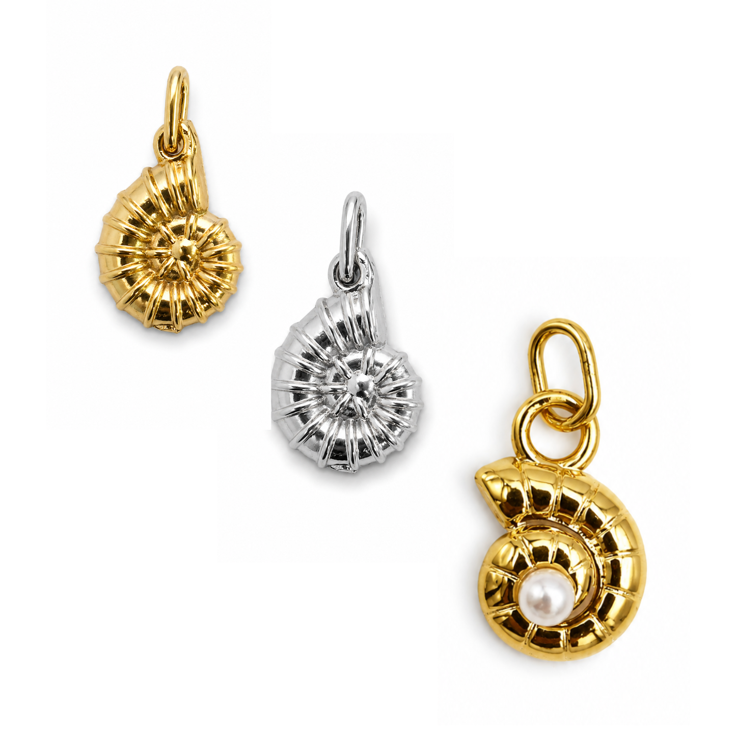 Ocean Spiral Charm
