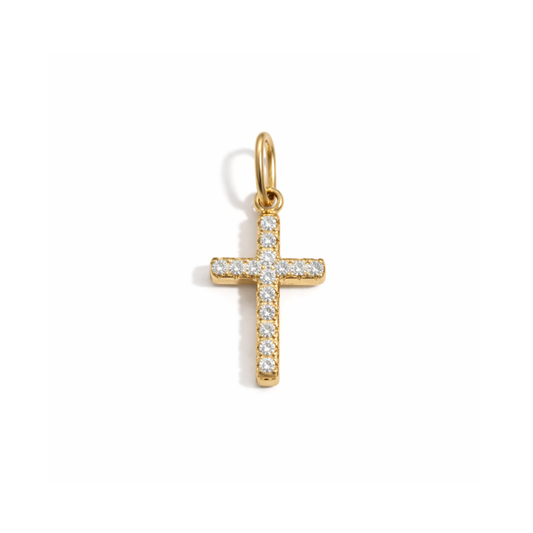 Bling Cross Charm