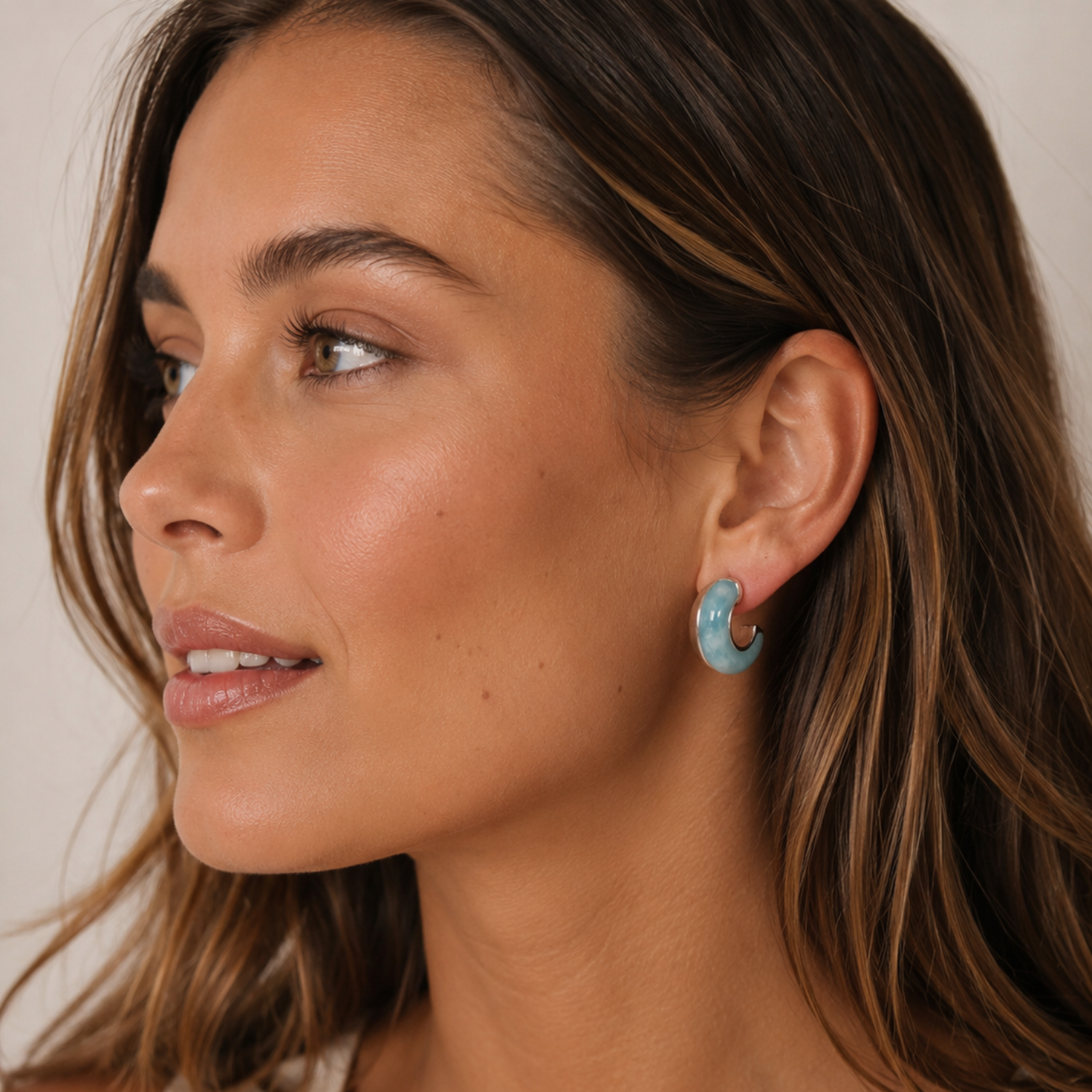 ENDLESS SUMMER | Chunky Creolen Bicolor