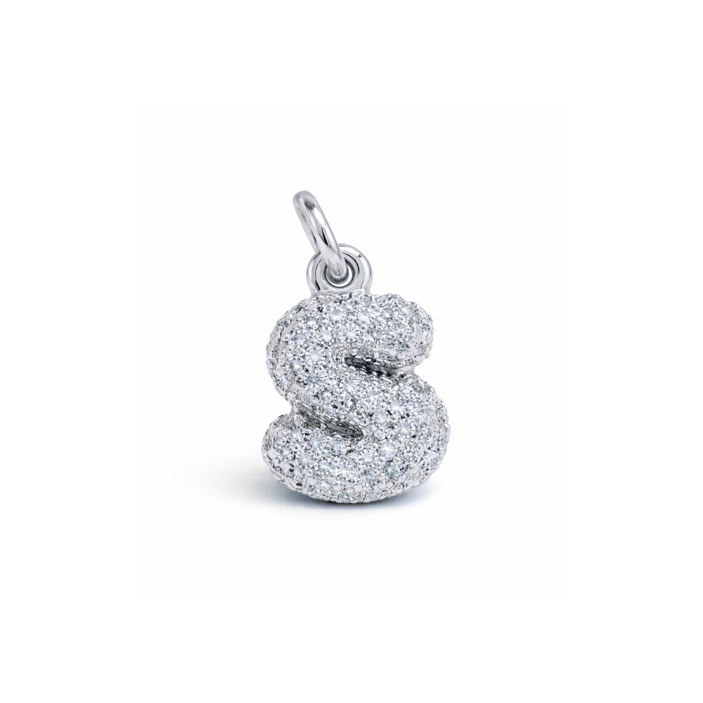 Balloon Letter Charm Glitter