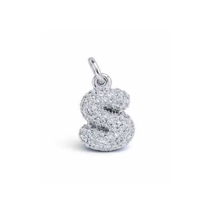 Balloon Letter Charm Glitter